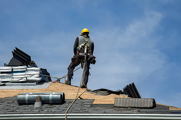 Professional Roof Installation technician working in Vernon, NY